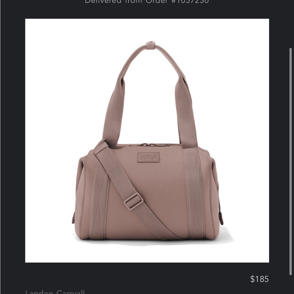 Dagne Dover Mauve Travel Bag London caryall
